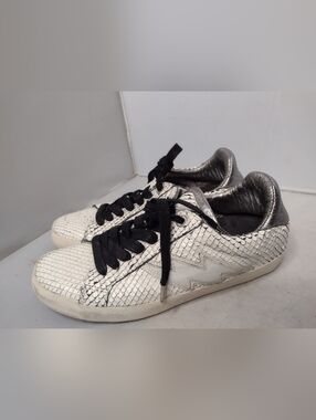 Zadig & Voltaire Women's Neo Keith Flash Shoes Sneakers 41  Leather Scale B16